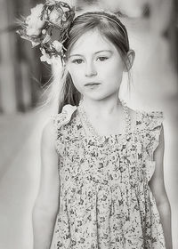 Portrait of young woman