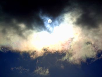 Low angle view of clouds in sky