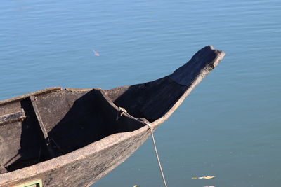 Wooden fisherman's boat for lagoon