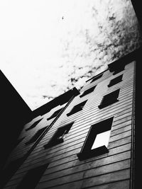 Low angle view of building against sky