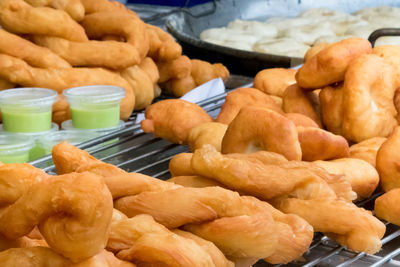 Close-up of food for sale