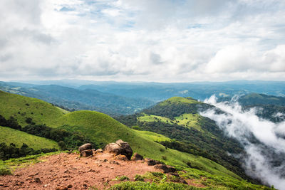 Scenic view of landscape against sky