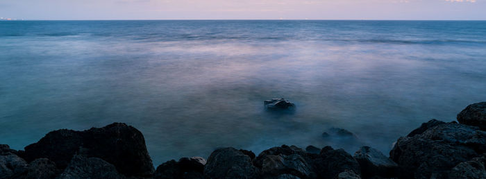 Panoramic view of sea against sky