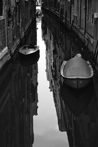 Boats in harbor