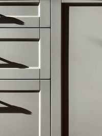 Close-up of closed door