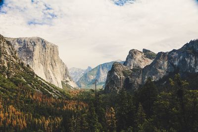 Scenic view of yosemite national park 