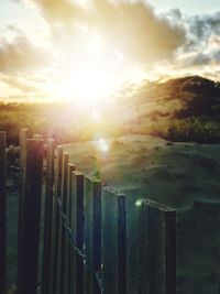 Scenic view of sunset