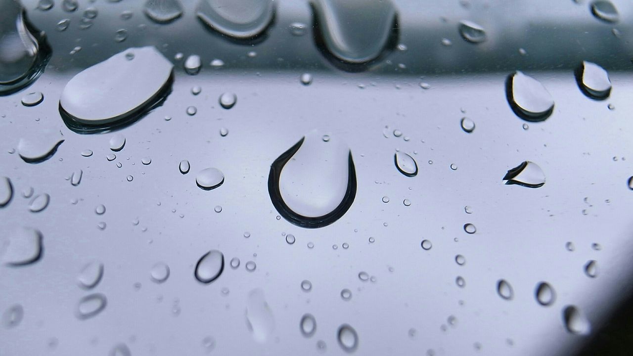 drop, wet, water, indoors, window, rain, backgrounds, full frame, close-up, transparent, glass - material, raindrop, weather, glass, focus on foreground, water drop, droplet, season, purity, no people