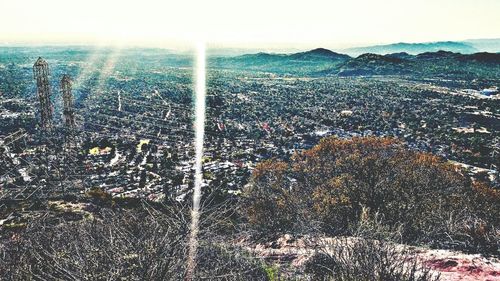Close-up of sea against sky