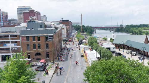 View of buildings in city