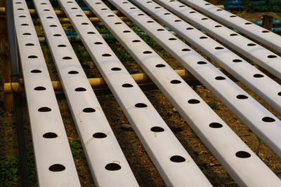 Full frame shot of metal grate