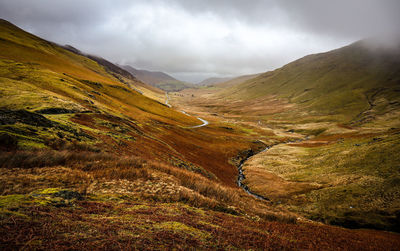 A cloudy view south of buttermere