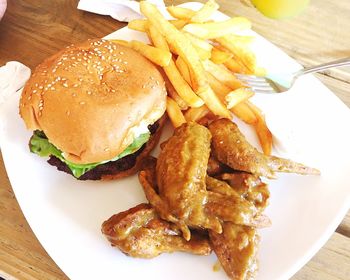 Close-up of food on plate