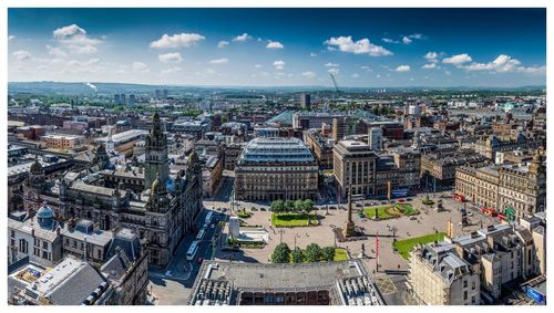 Glasgow view over george square