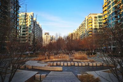 View of cityscape against sky