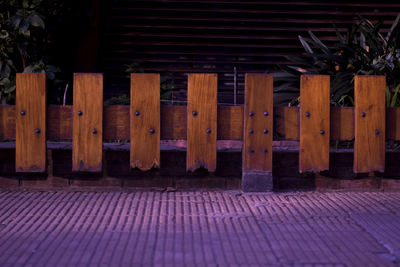 Close-up of wooden wall