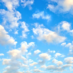 Low angle view of clouds in sky