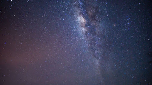 Low angle view of stars in sky