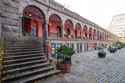 Staircase of historical building
