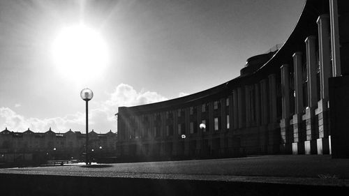 Low angle view of building against sky