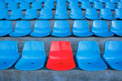 Seats in stadium