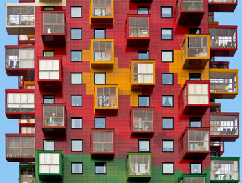 Full frame shot of residential building