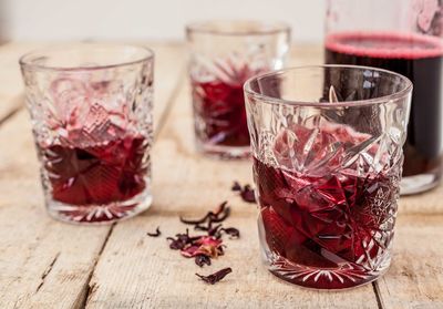 Close-up of drinks