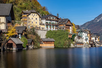 Autumn view of village, austria