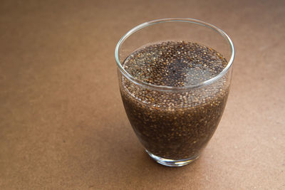 Close-up of coffee on table