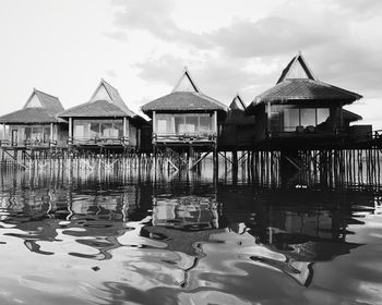 Built structure in water