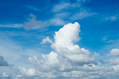 Low angle view of clouds in sky