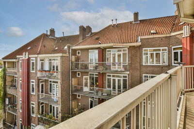 Low angle view of building against sky