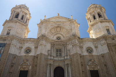 Low angle view of cathedral against sky