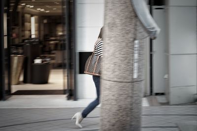 Woman in city