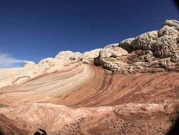 Rock formations in a desert