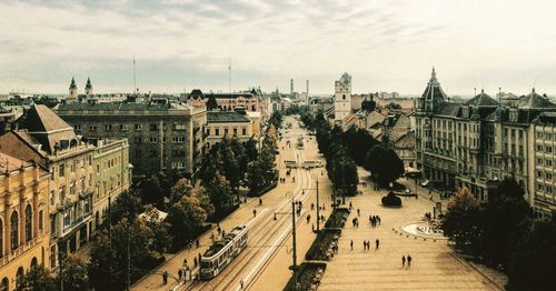 Buildings in city