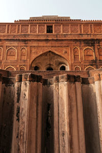 Low angle view of old building