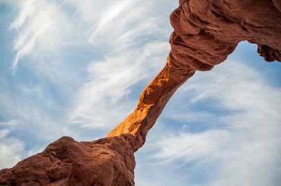 Low angle view of tree against sky