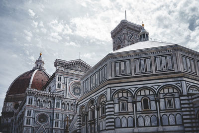 Low angle view of building against sky