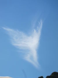 Low angle view of clouds in sky