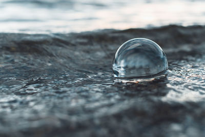 Close-up of water surface