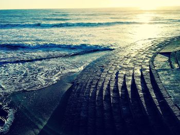 Scenic view of beach