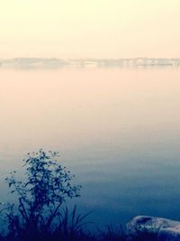 View of calm sea against the sky