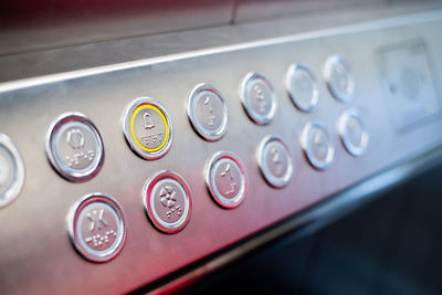 Close-up of computer keyboard