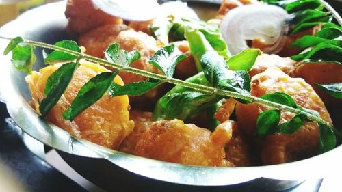 Close-up of food in bowl