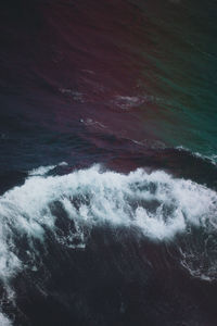 High angle view of sea