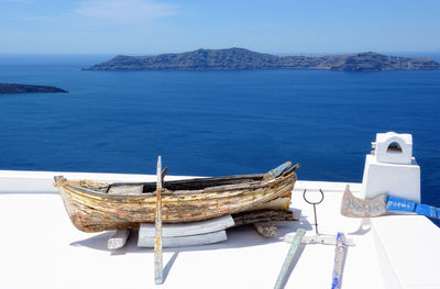 Panoramic view of sea against sky