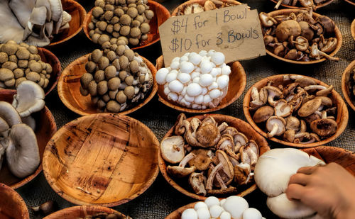 Close-up of food for sale at market