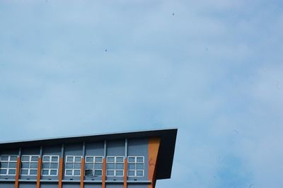 Low angle view of building against sky