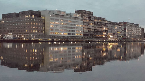 River with buildings in background